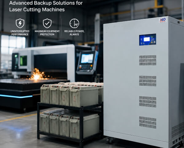 UPS and stabilizer solution for laser cutting machine